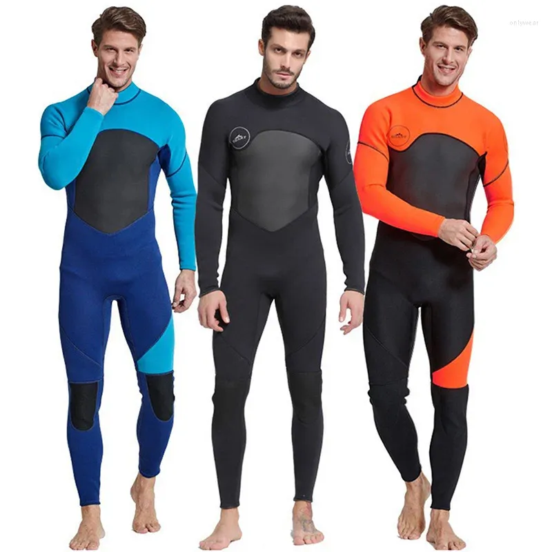 Roupa de banho feminina 3mm terno de mergulho masculino resistente ao frio quente e confortável pele amigável surf profissional maiô de uma peça