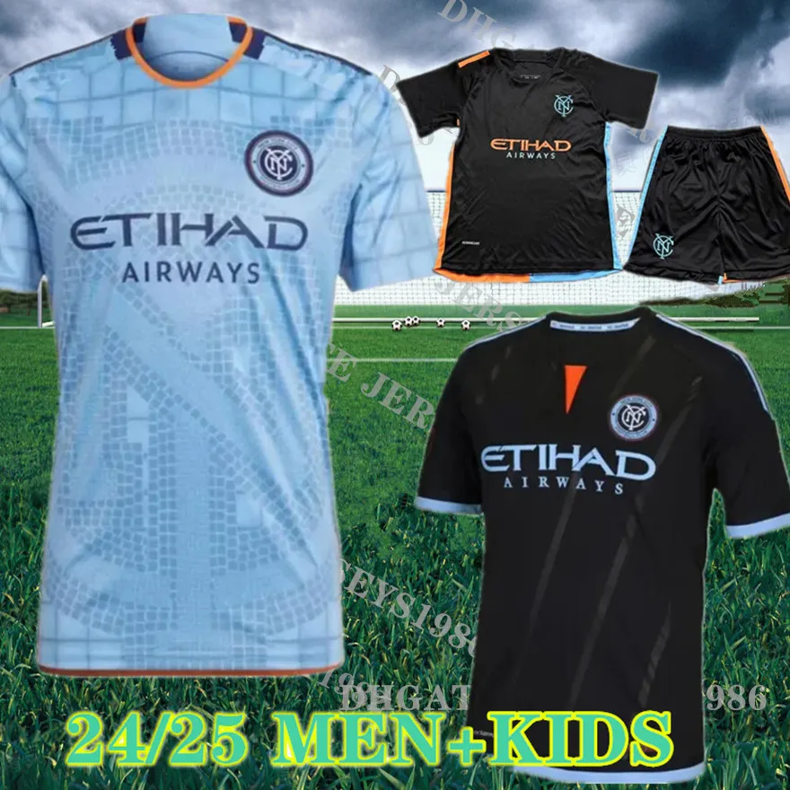 2024 2025 New York City FC maillots de football à domicile NYCFC 24 25 THIAGO MORALEZ Talles Magno Keaton hommes maillots de football pour enfants