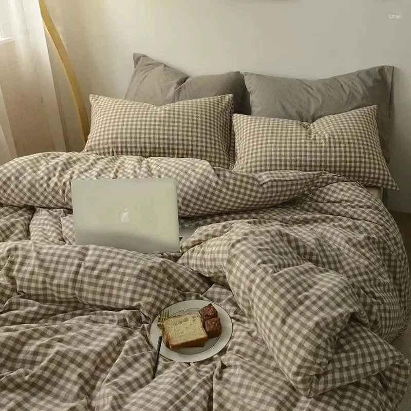 Ensembles de literie couvre-lits pour lit Double F... Ensemble de draps grande taille, couette, drap de Couple, couvre-lit confortable