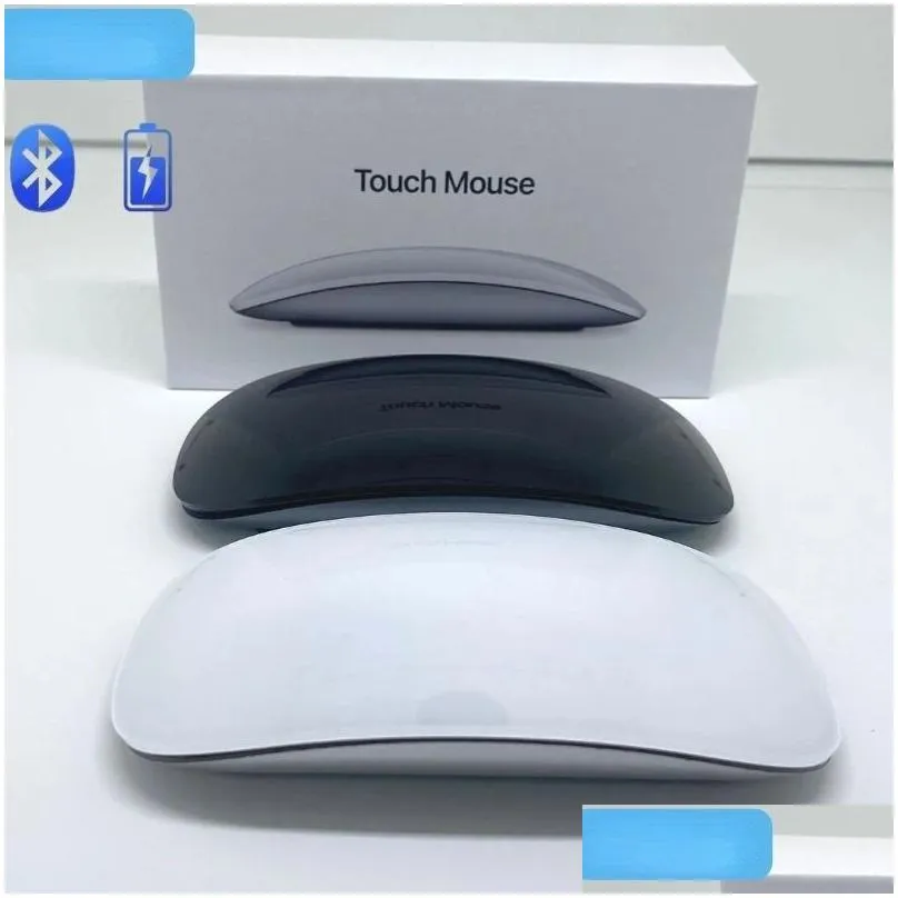 Mouse sem fio Bluetooth Mouse para Apple Book Air Pro Design ergonômico Mtitouch Bt Drop Delivery Computadores Rede Teclados Entradas Ot5Vm