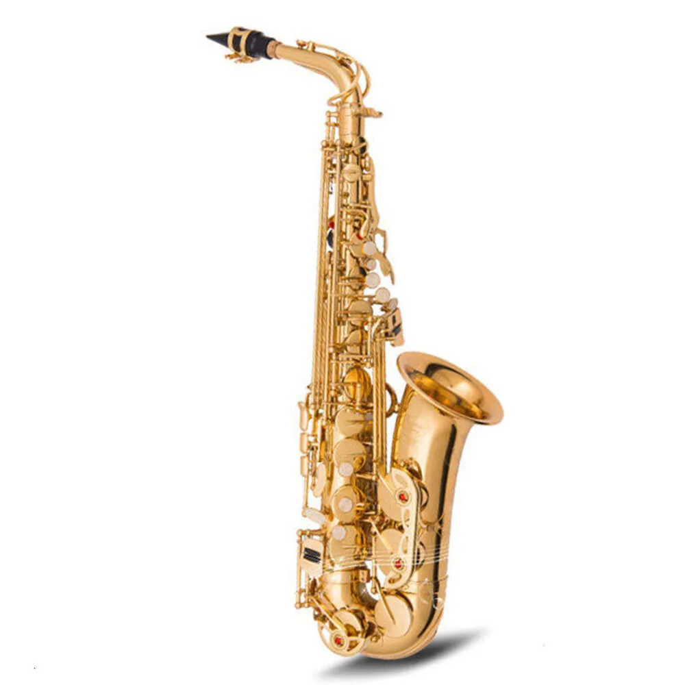 YWPL Adulto Iniciante Teste de Desempenho Saxofone Instrumento de Sopro E Flat Alto Saxofones Eb Top Instrumento Musical Saxe Golden Process Sax Profissional
