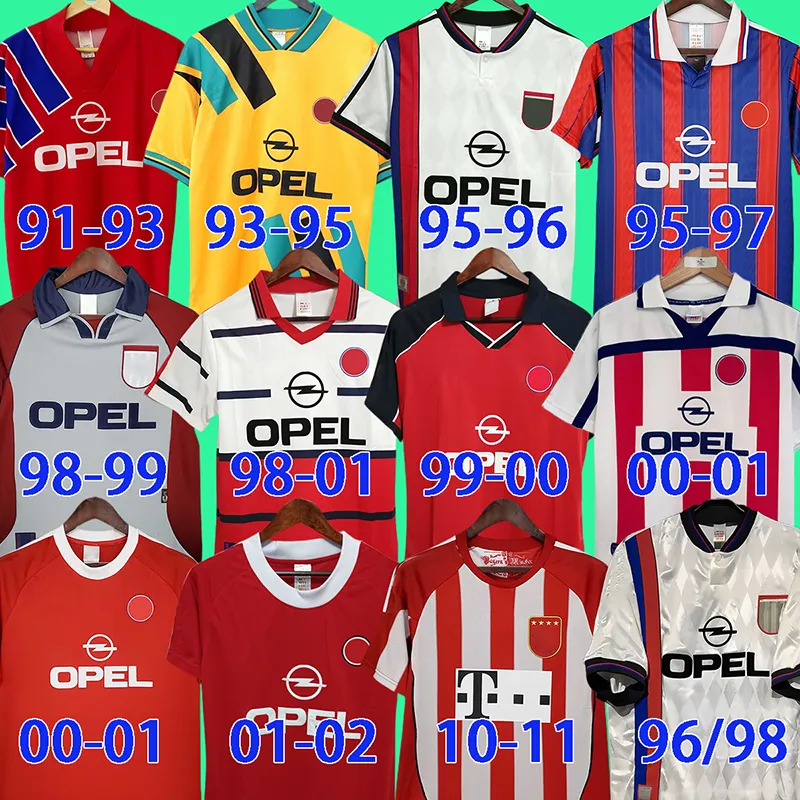 retro jerseys 93 94 95 96 97 98 99 00 01 10 11 12 13 14 KAHN ELBER Pizarro SCHOLL Klinsmann Matthaus 1997 1999 Lizarazu Muller ROBBEN Schweinsteiger Klose bayern munich