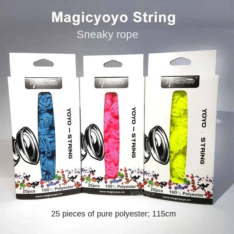 Ghost Hand 24-sträng 25-pack högkvalitativ yoyo yo-yo line yo-yo boll rep 115 cm 240313