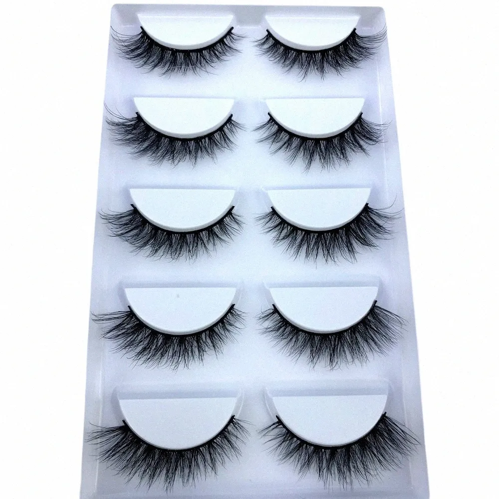 different styles 50 Boxes 5 Pairs Natural 3D Mink False Eyeles Makeup Fake Eye Les Faux Cils Make Up Beauty Tools shes x332#