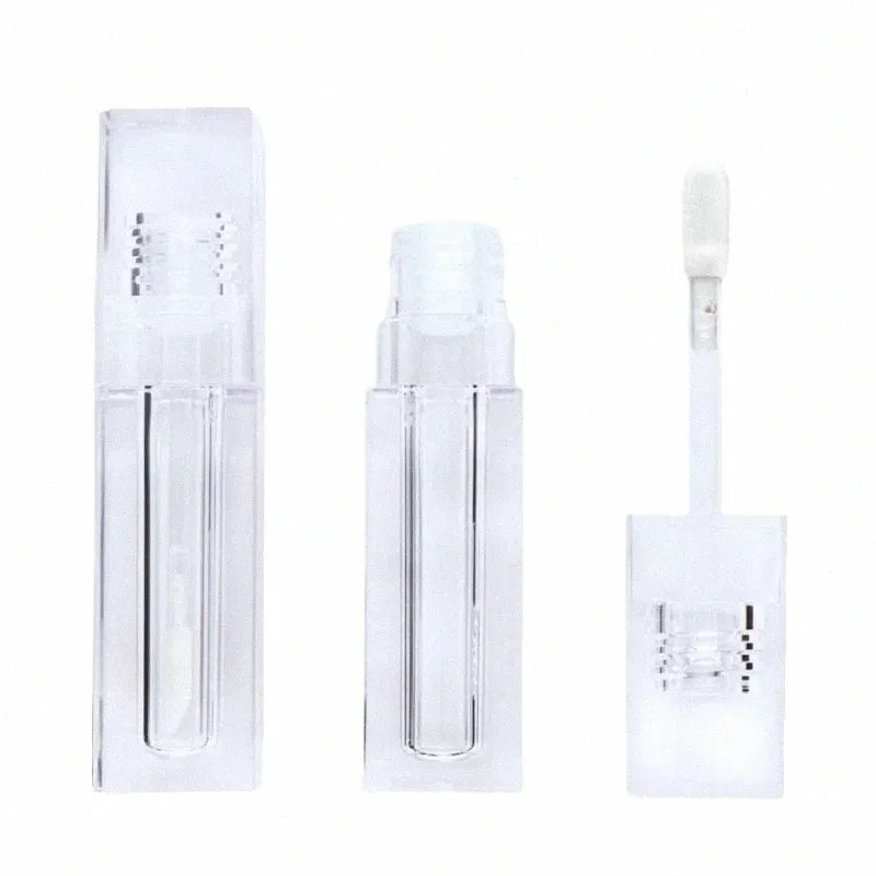 4.5ml Boş Portable Dudak Tüp Tüp Ambalaj Ctainer Makyaj Alışmaz Plastik Temiz Lipgloss Doldurulabilir Numune Şişeler 94A9#