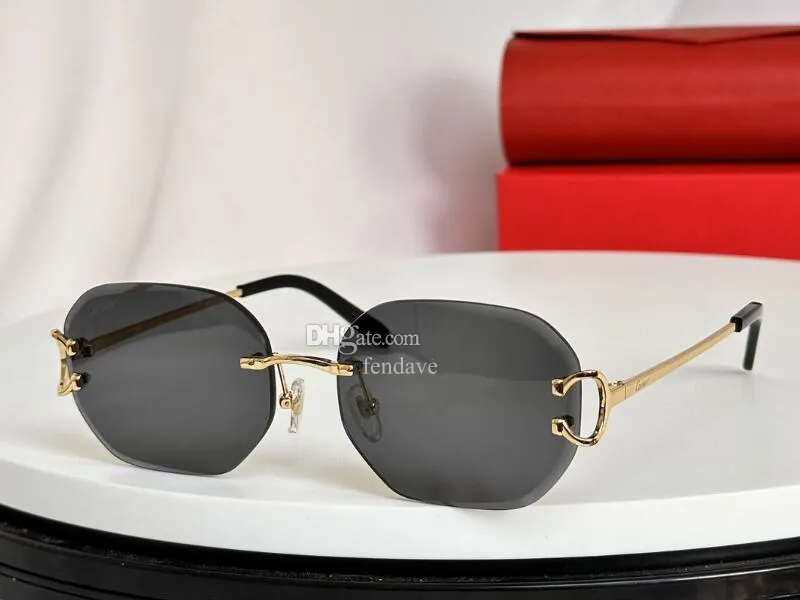 5A Okulasy Catier CT0092 CT0094 Oczy Designer Designer Sunglass dla mężczyzn Kobiety 100% UVA/UVB z okularami Fendave