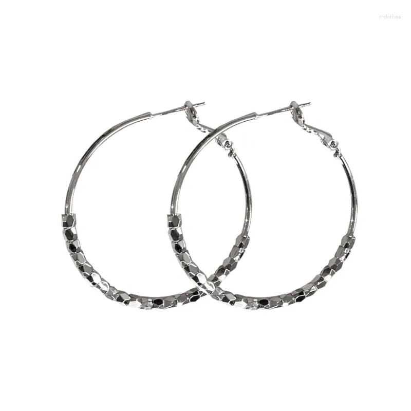 Hoop Earrings Fashion Oversized Big Earring For Women Large Thick Round Circle E0BE