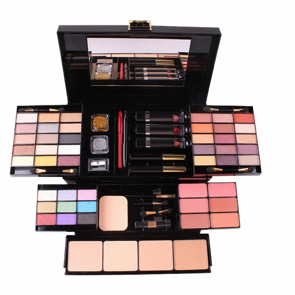 miss ROSE Makeup Set Box Profial Eyeshadow Lip Gloss Stick Foundati Blush Powder Makeup Kit Maquiagem Cosmetics h4ny#
