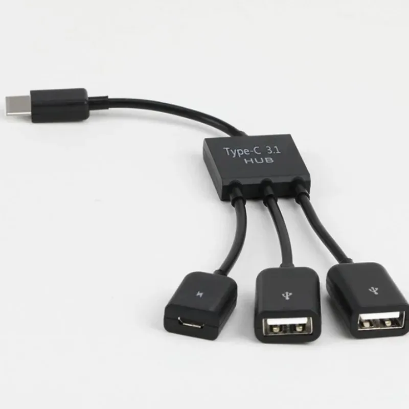 Typ-C USB-adapter OTG-kabel USB C 3.0 2,0 Man till USB Micro Kvinnadapter USB-nav för Samsung Xiaomi Huawei