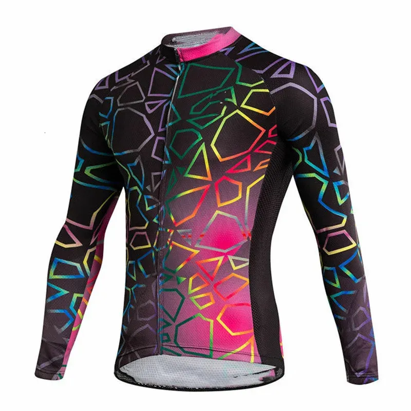 Koszulki rowerowe górskie wyścigowe koszulki rowerowe z długim rękawem dla mężczyzn est wiosenne jesienne rower