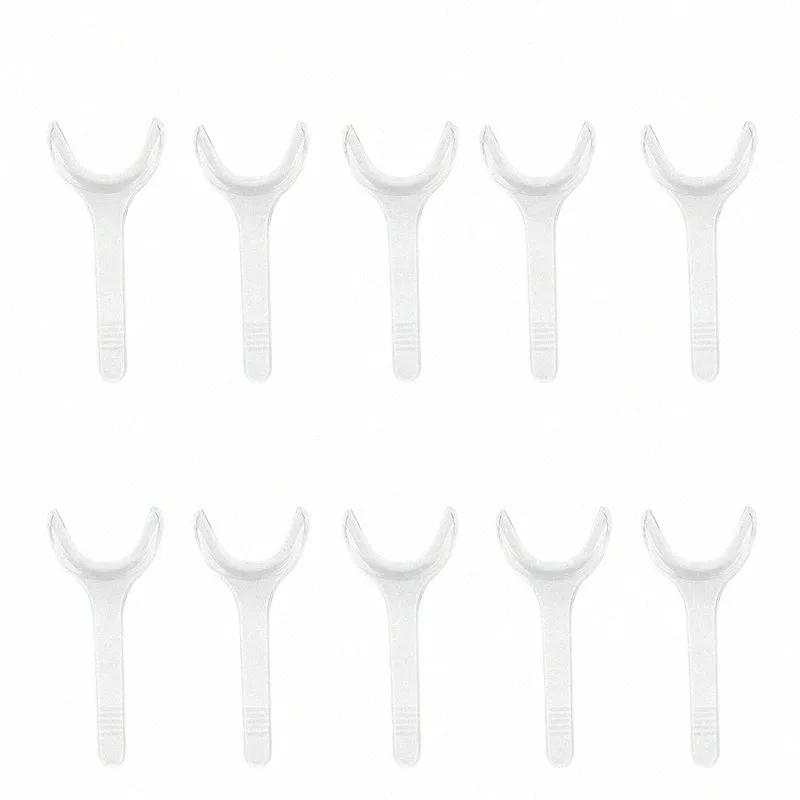 10pcs Dental Dudak Yanak Retractor t-şekilli şeffaf yanak retraktör diş csumables s/l boyutu p415#