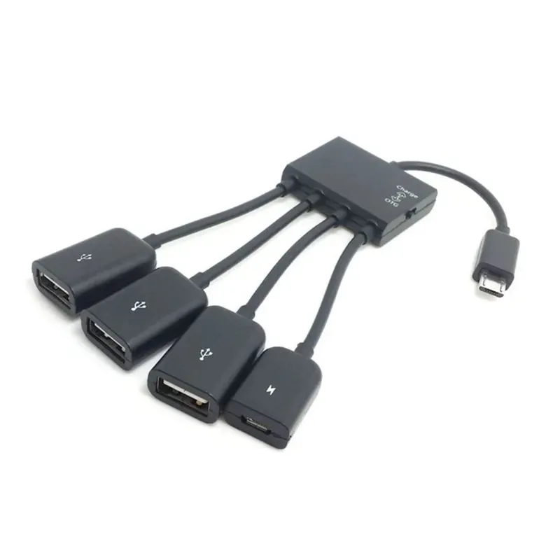 Type-C USB 어댑터 OTG 케이블 USB C 3.0 2.0 남성에서 USB 마이크로 여성 어댑터 삼성 Xiaomi Huaweifor USB C OTG 케이블 용 USB 허브