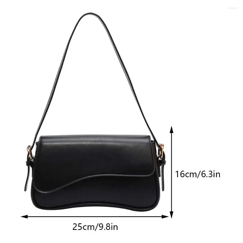 Umhängetaschen Vintage Leder Crossbody für Frauen 2024 Markendesigner Weibliche kleine Klappe Unterarmtasche Achselhöhle Handtaschen und_voghion.com