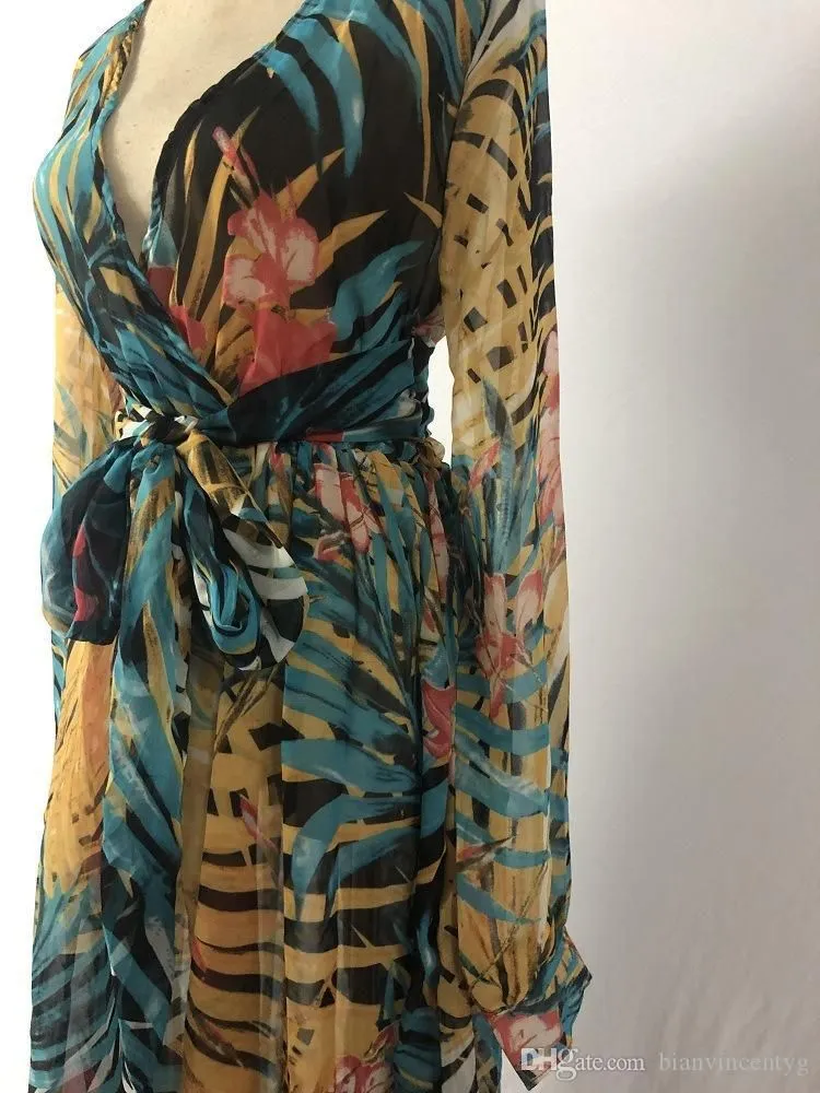 embroidered maxi dress with sleeves Long Embroidered Formal Dress with Sleeves main image 1