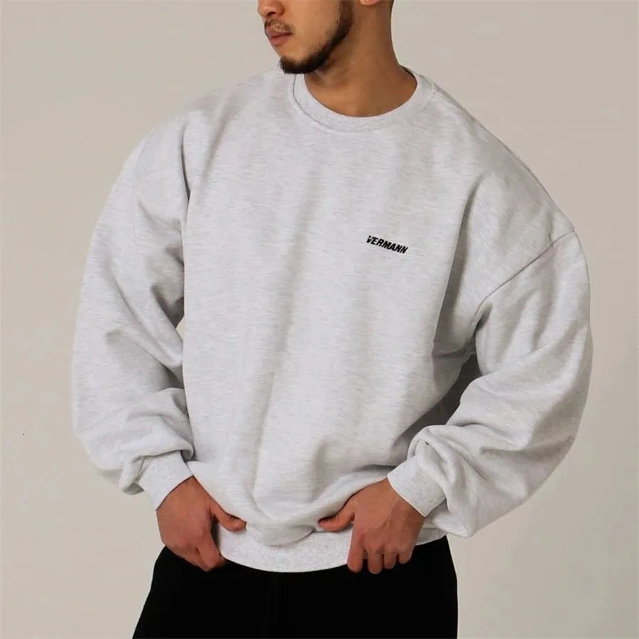 Sweat-shirt à manches longues pour hommes, décontracté, à la mode, Slim Fit, Streetwear, de qualité, 2023, 240315