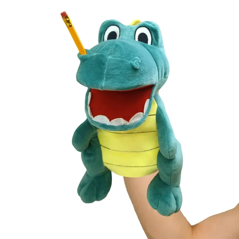 Booger Puppet Toys Jeffy Pet Booger Dinosaur Hand Puppet Funny Playhouse Plush Toys Talk Show Party Props Dolls Christmas Gifts 240321