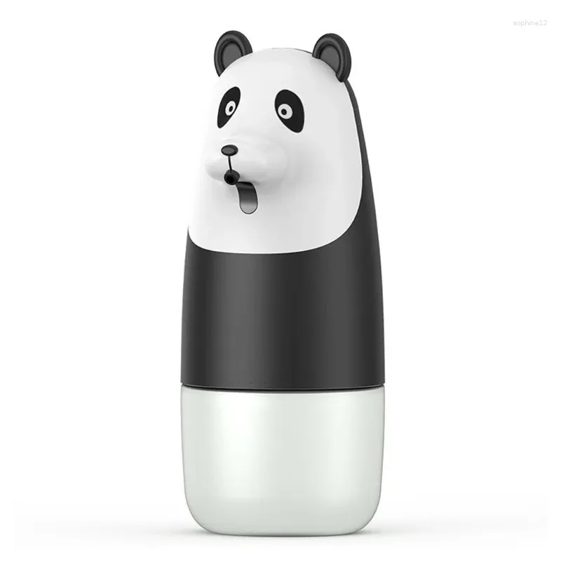 Vloeibare zeepdispenser C7AD Automatische schuim Panda Cartoon Inductie Handwasmachine USB Automatische wasmachine