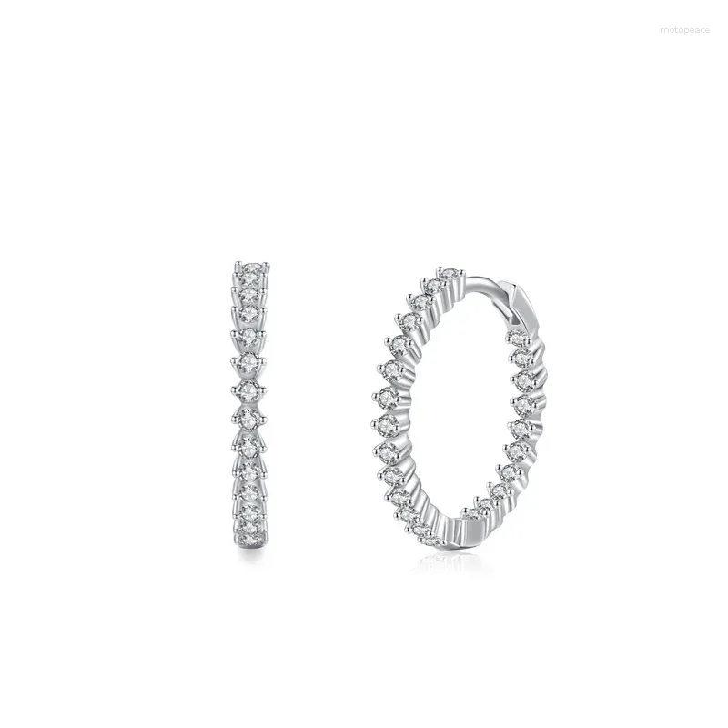 Boucles d'oreilles en argent S925 avec diamant pour femmes, boucles d'oreilles polyvalentes, mode Instagram européenne et américaine, bijoux de mariage, vente en gros