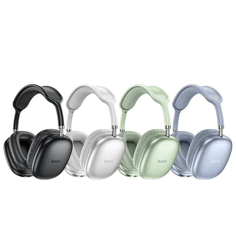 Hoco W35 Air Wireless Bluetooth 5.3 Hörlurar MIC NOUS CANCERING HEADSET STEREO LJUD EARPHONES Sportspel Hörlurar Stöd TF