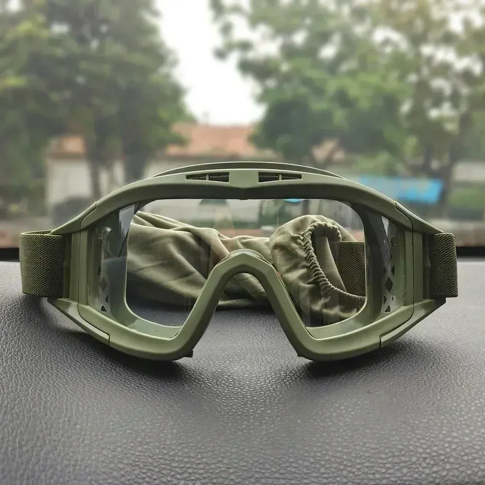 Eyewears 3 Sports Impact Military Shooting Glasses Outdoor Tactical Locust Fan Motorcykellins