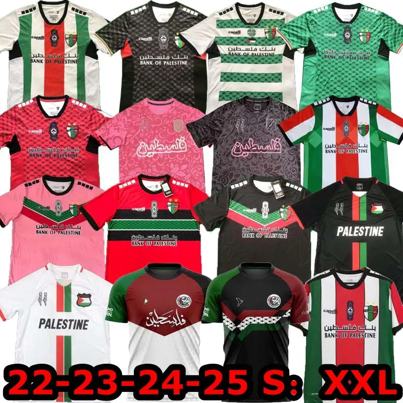 2023 2024 2025 CD Palestino Soccer Jerseys Chile Carrasco Sosa Salas Davila Farias Home Away 3rd 21 22 23 2425 Palestine Football Shirt