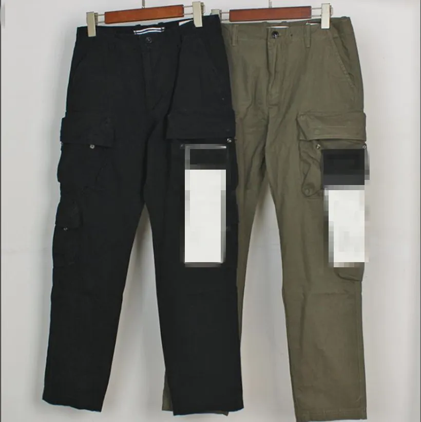 Högkvalitativa märken Patches Mens Track Pant Fashion Letters Design Jogger Pants Cargo Pants Zipper Fly Long Sports Trousers Homme Clothing