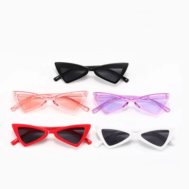 Lunettes de soleil œil de chat pour enfants, marque de mode, Anti-uv, pare-soleil pour bébés filles et garçons, lunettes en plastique pour l'extérieur