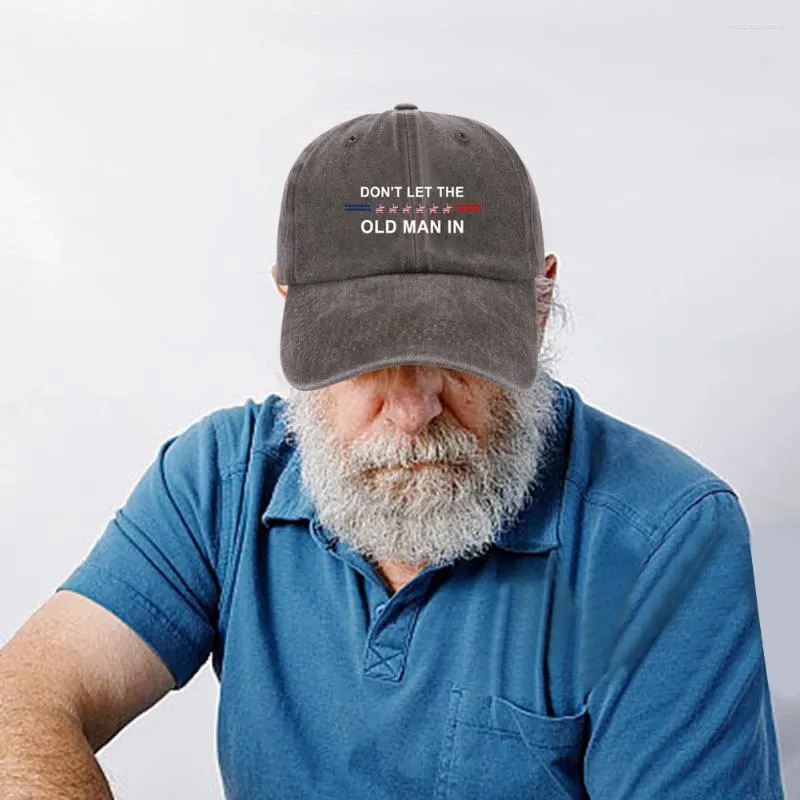 لا تدع Bandanas الرجل العجوز في Cap American Flag Cap القابلة للتعديل قبعات منخفضة للجنسين للرجال والنساء