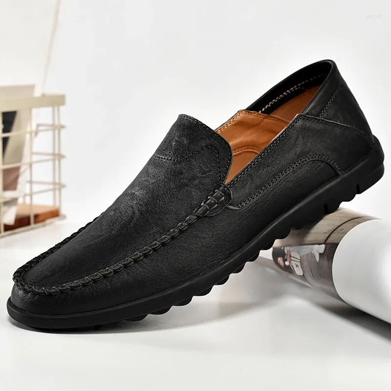 Vrijetijdsschoenen Heren Instapper Rijden Splitleer Mode Sneakers Outdoor Loafers Comfortabel plat lopen