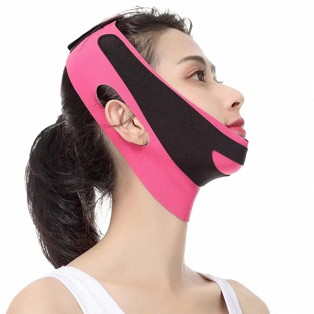 Face Slimming Bandage V Line Facial Shaper Elastic Double Chin Removedor Lift Up Belt Face Massager Mulheres Strap Skin Beauty Care b4qq #