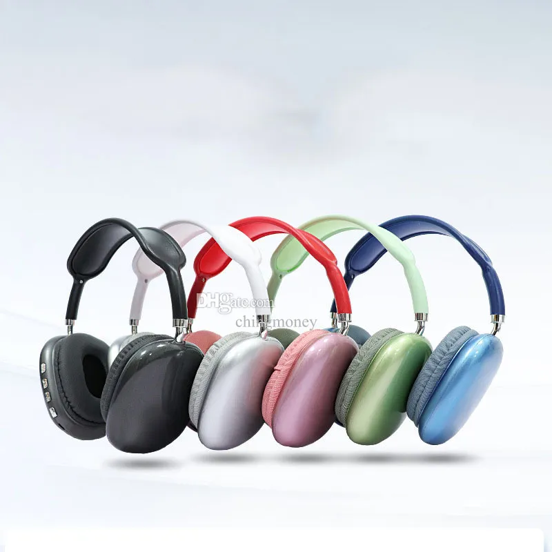 Cuffie Bluetooth senza fili P9 Pro Max da 1 PC Cuffie impermeabili con microfono regolabile con suono stereo HiFi con cancellazione attiva del rumore Con confezione al dettaglio