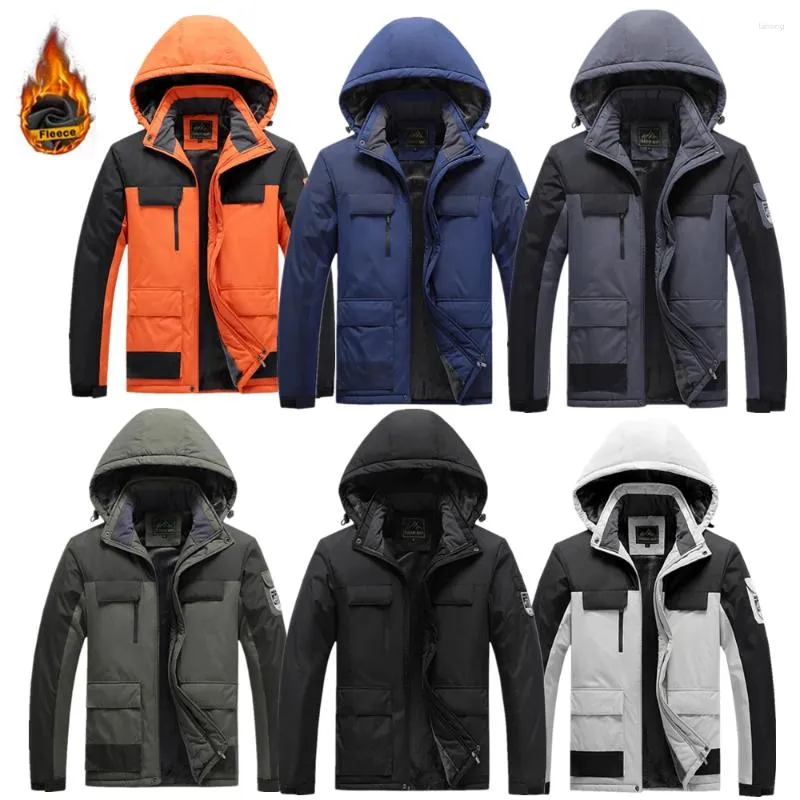 Охотничьи куртки, зимняя мужская куртка, толстое пальто на флисовой подкладке, спортивные парки с капюшоном, теплая верхняя одежда для катания на лыжах, снежная ветровка