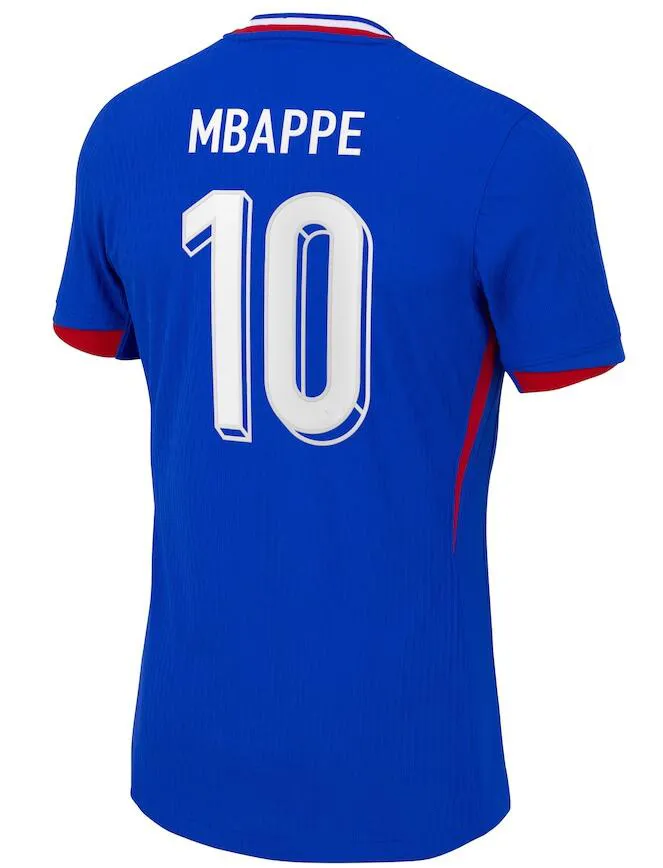 2024 Benzema Soccer Jerseys 24 25 Giroud Mbappe Griezmann Saliba Pavard Kante Maillot de Foot Equipe Maillot