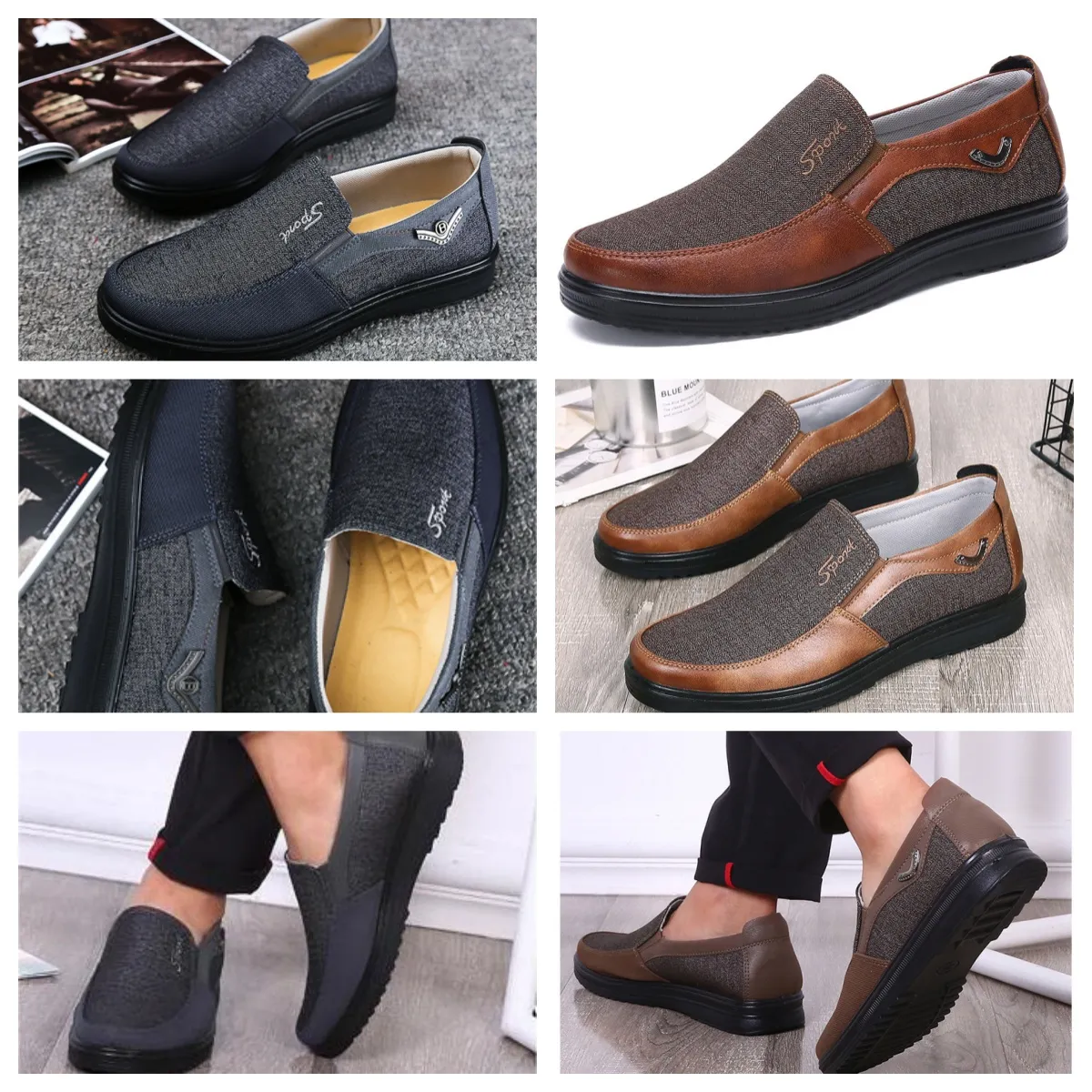 Modell Formale Designer-GAI-Sportschuhe für Herren, schwarze Schuhe, spitze, runde Zehen, Party-Bankett-Anzug, Herren-Business-Absatz-Designerschuh, EUR 38–50, weicher Klassiker