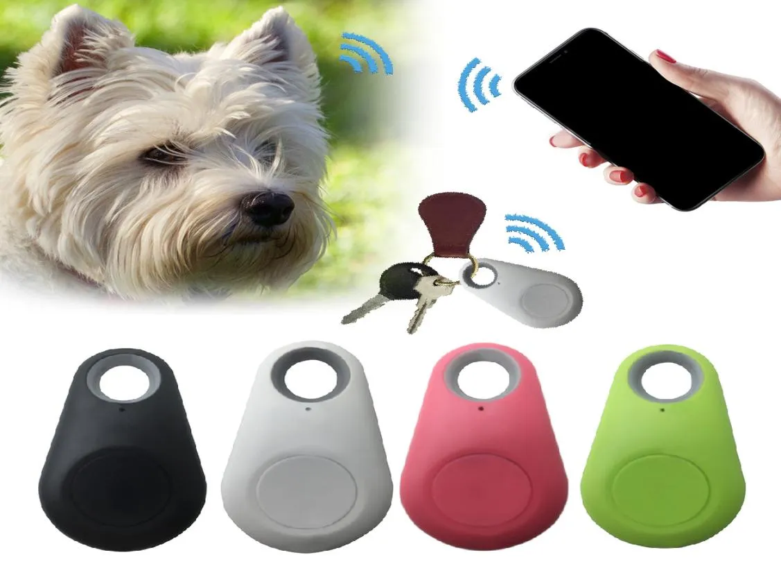 Nuovo Pet Smart Bluetooth Tracker Cane Localizzatore GPS per cani Localizzatore di allarme portatile per borsa portachiavi Ciondolo1491208