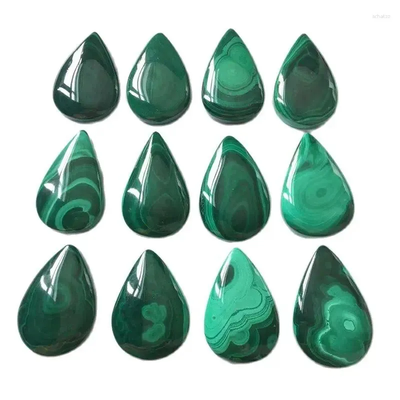 Figurines décoratives pendentif malachite pierres précieuses cristaux minéraux naturels guérison spirituelle décoration d'intérieur cadeaux de bonne chance modernes pour femmes