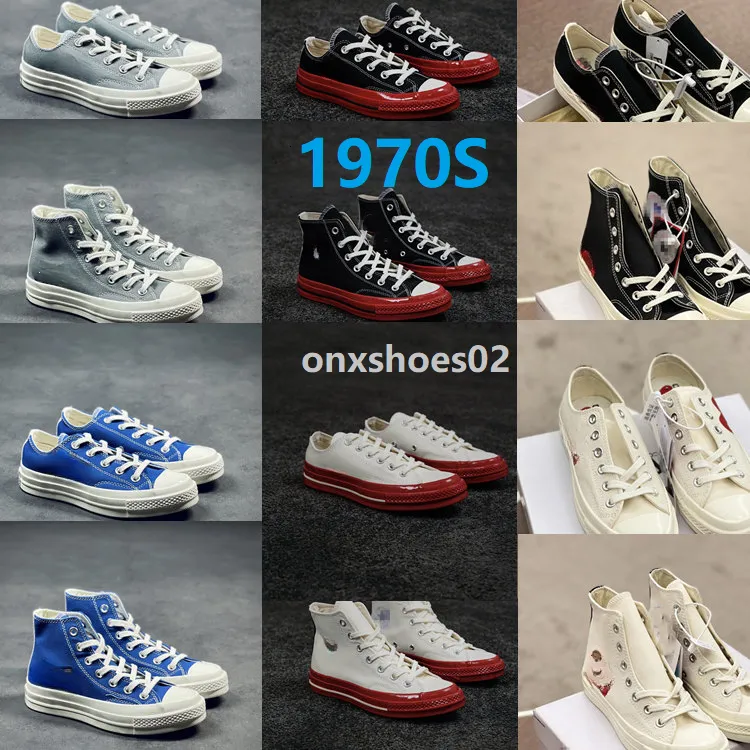 19 70S Heren en Dames Hoge Top Casual Canvas Schoenen Sneakers Schoenen Liefde Grote Ogen Paar Schoenen, Hardloopschoenen 35-44