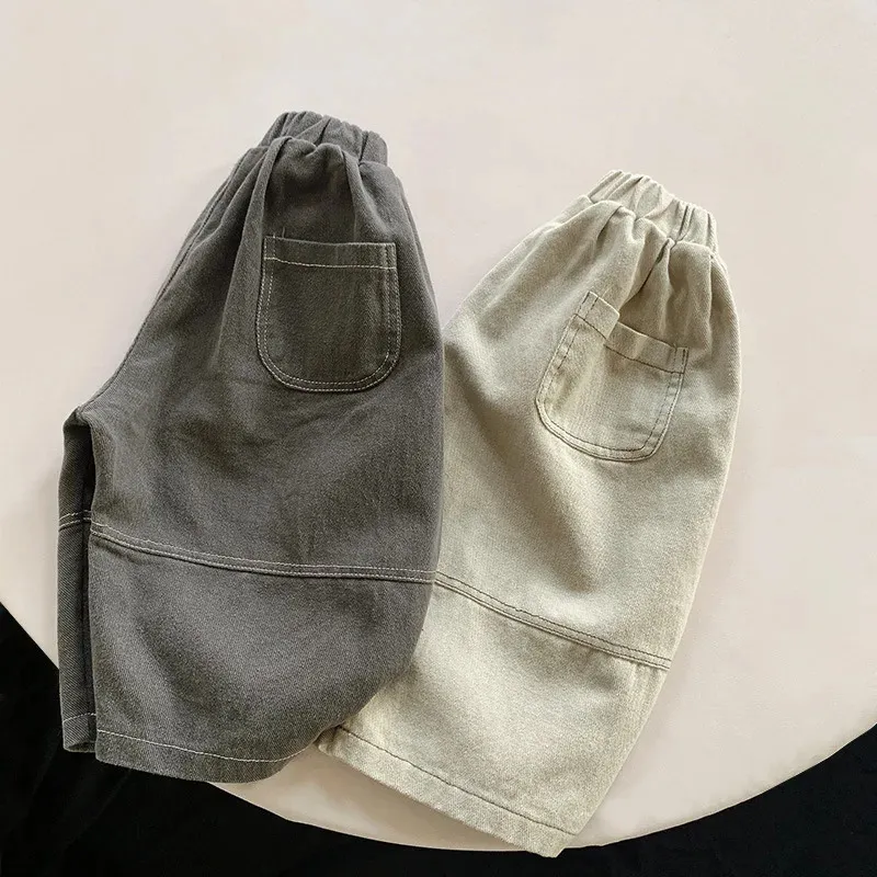 Pantalon sarouel ample pour enfants, jambes larges, mode bébé, garçons et filles, vêtements décontractés, printemps 2023, 240323