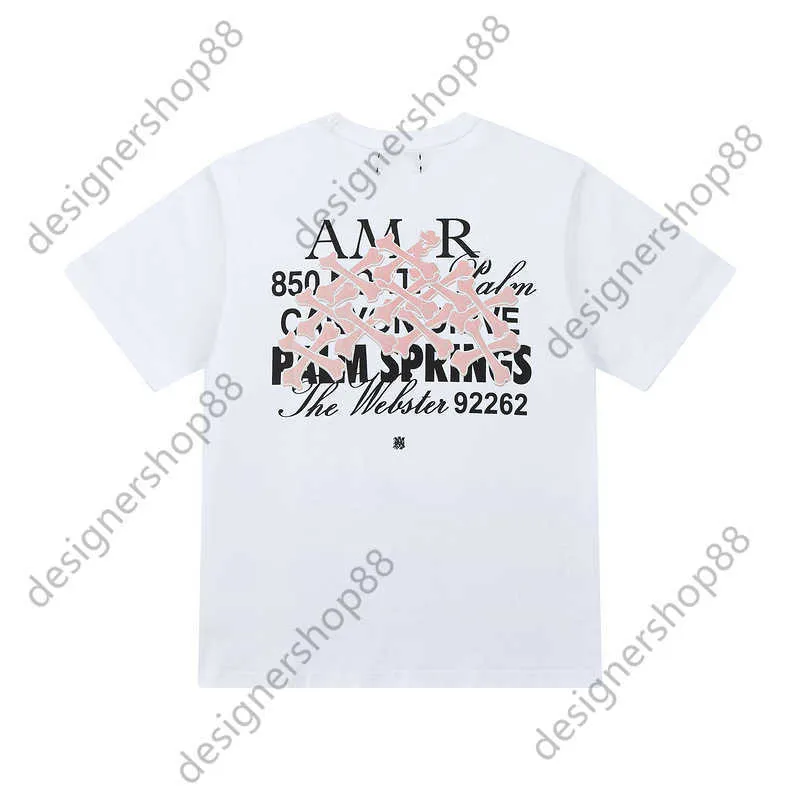 Tik Tok Influencer Même marque de créateur Pur coton de haute qualité Été Nouvelle impression Lettre Couple Style Noir Blanc Lâche T-shirt à manches courtes