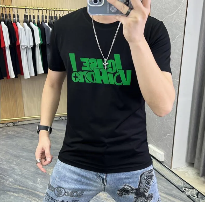 Herren Luxus Bedruckte T-Shirts Hochwertige T-Shirts Damen Harajuku Kurzarm Sommer Baumwolle Atmungsaktive Tops