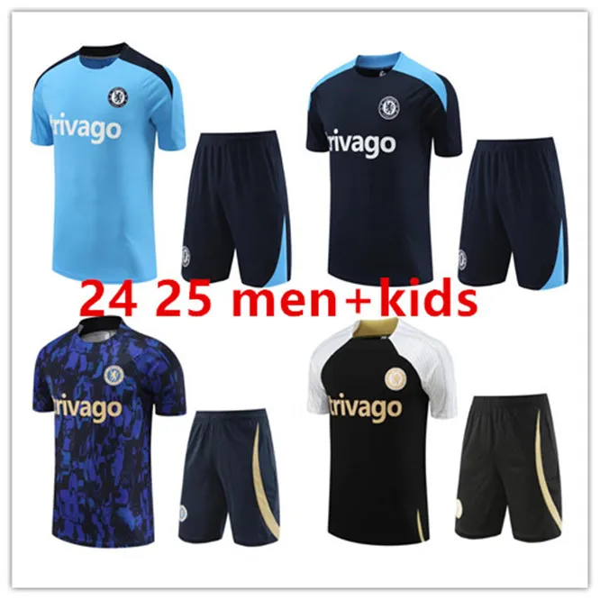 23 24 25 ENZO CFC Soccer Jerseys TRACKSU MUDRYK HAVERTZ CHILWELL STERLING Jersey 2024 2025 MEN KIDS Football Short Sleeves Kits Maillot Sportswear TRAINING