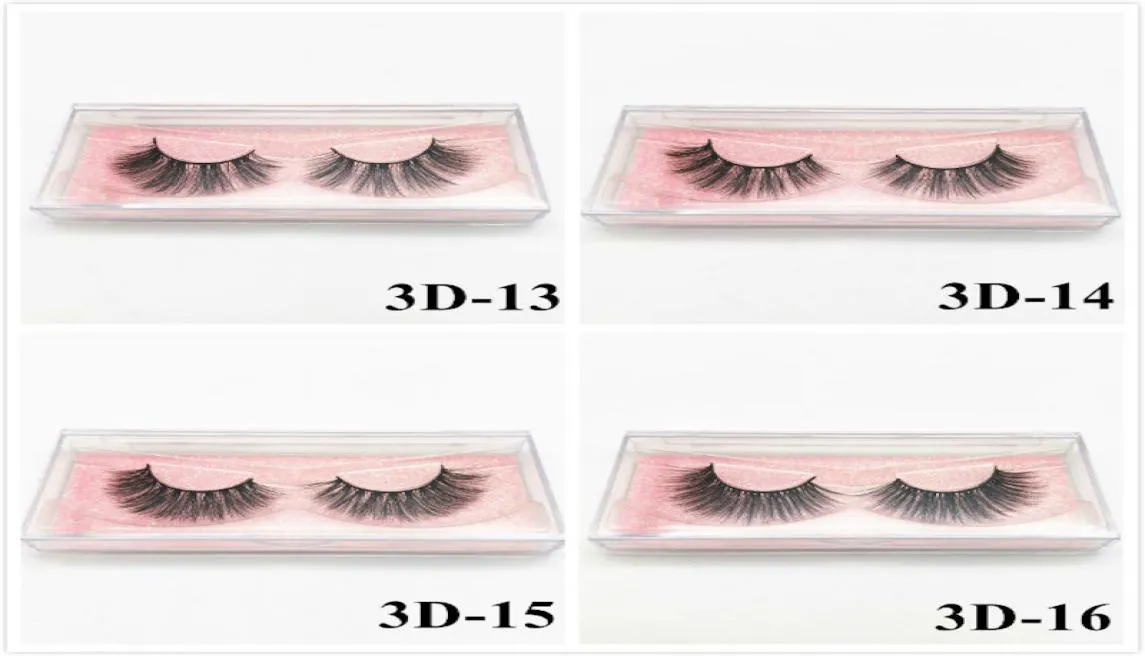 3D Norek rzęs Makijaż oka Norek Fałszywe rzęsy Soft Naturalne grube fałszywe rzęsy 3D rzęsy Eye Extension Beauty Tools 16 Style DH2187104