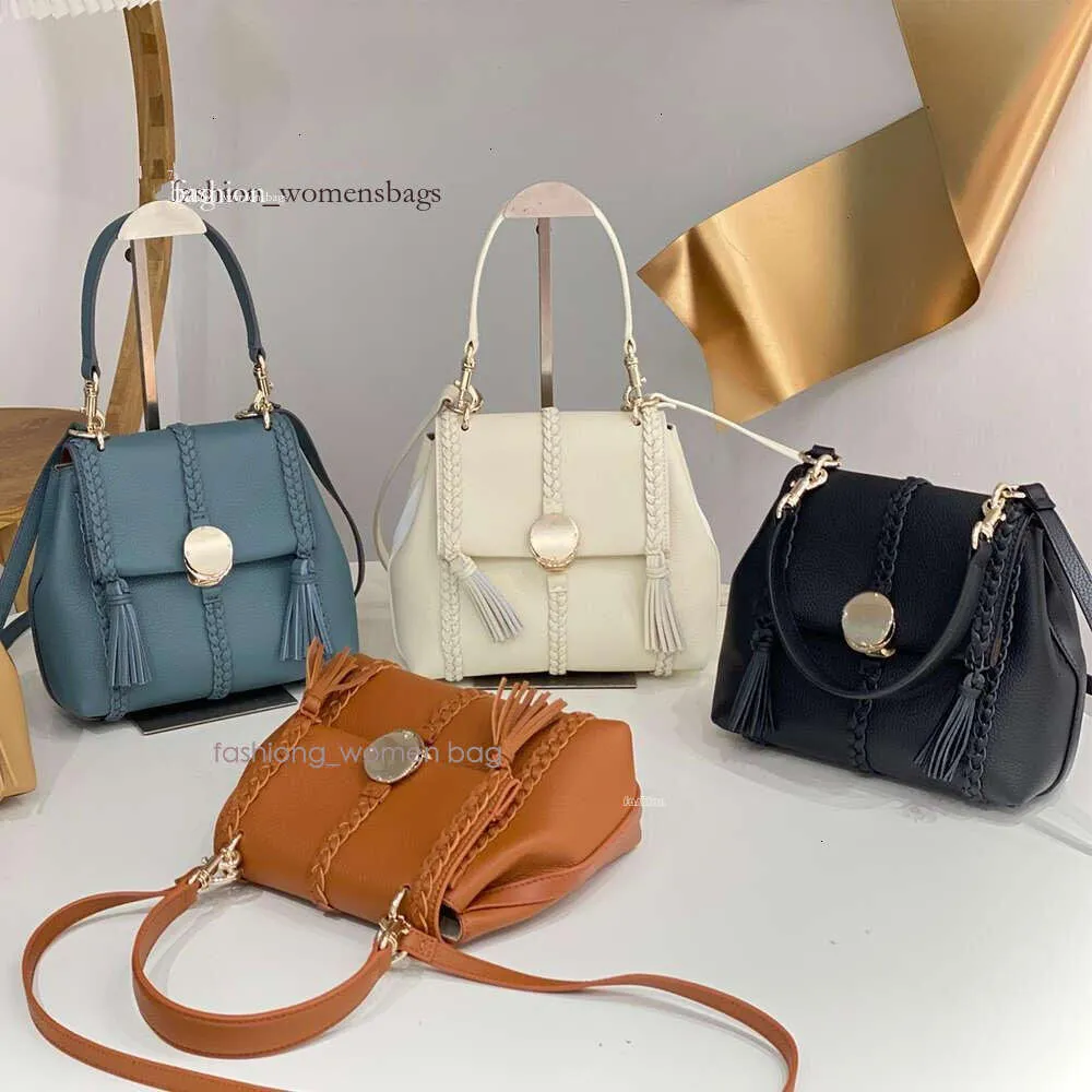 7a espelho 1: 1 bolsa de designer bolsa feminina cross bodycalfskin bolsas de ombro de couro moda bolsa borla couro genuíno trança sacos de alta qualidade sacolas