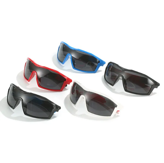 Mode filles soleil avec lunettes de soleil enfants lunettes de soleil polarisantes garçons d'été cadre en silicone lunettes de cyclisme enfants plage crème solaire Z2996