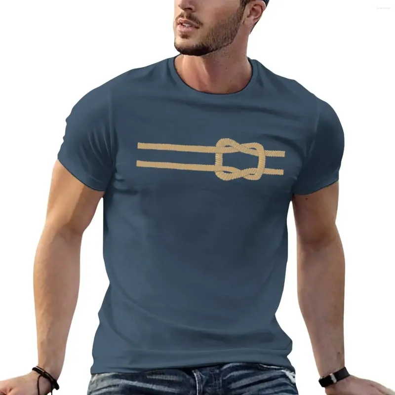 Polos para hombre, camiseta con nudo de arrecife en cuerda, diseño personalizado, sus propias camisetas de gran tamaño para hombres
