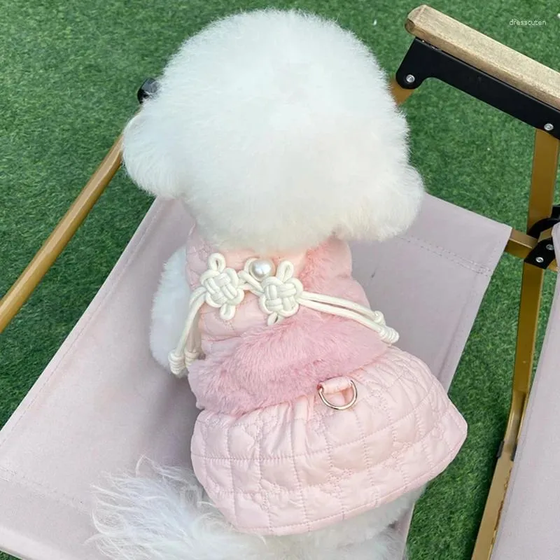 Vêtements pour chiens Vêtements d'hiver Robe pour animaux de compagnie Chihuahua Yorkshire Terrier Poméranie Shih Tzu Bichon maltais Poodle Schnauzer Vêtements XXS