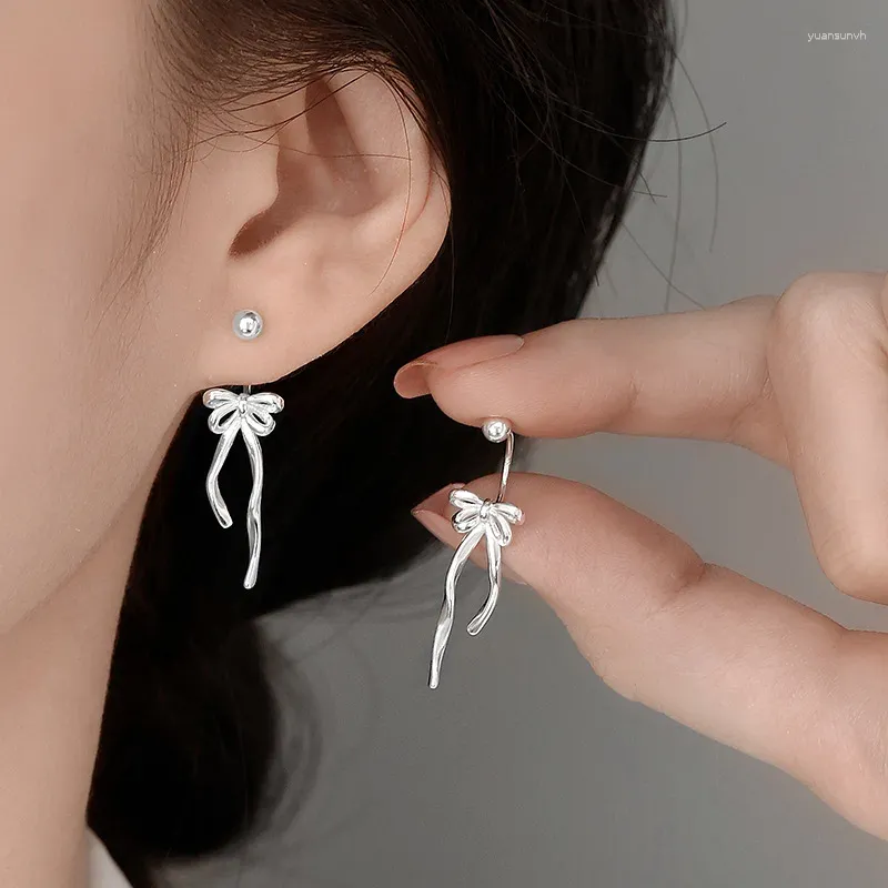 Ohrstecker 2024 Bogen Damenmode Stil Koreanische Version Valentinstag Geschenk Schmuck Zubehör