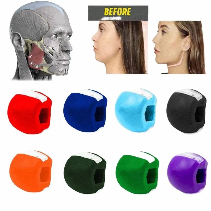 1p Bite Muscle Exerciser V Line Face Lift Tool Fitn Ball Jaw Line Trend Sexy Männer und Frauen Modell Unterstützung Silica Gel 40 Pfund i4ld #