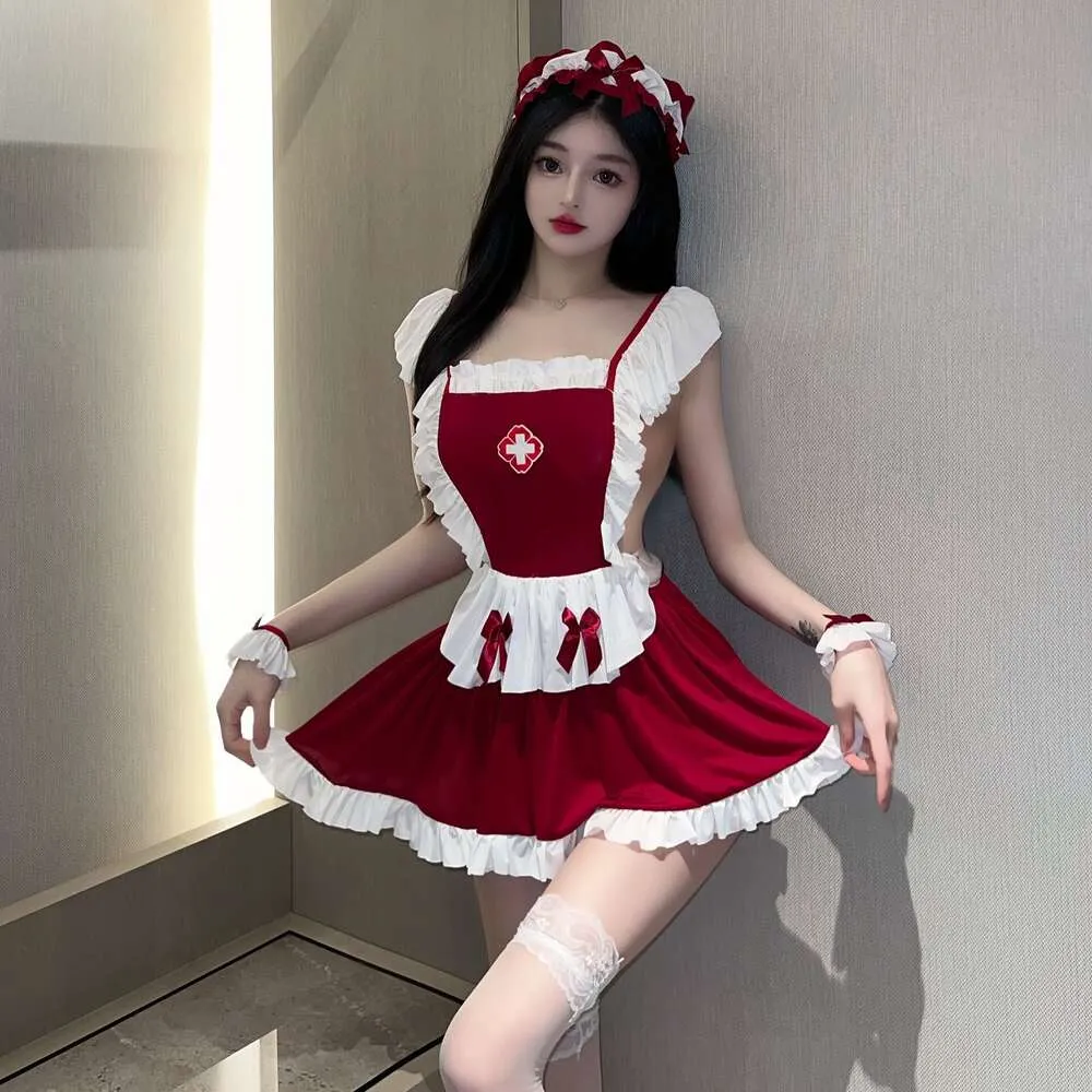 Charming and Charming Lingerie, Sexy Nurse Uniform, Seductive Set, Maid COS Princess Role-playing