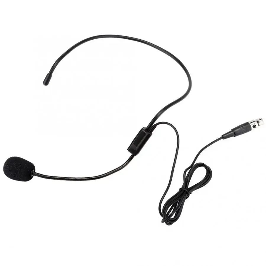 Microphones karaoke microphone Mini XLR 3 Pins TA3F Plug Professional Wireless HeadWear Mic Headset Microphone studio microphone